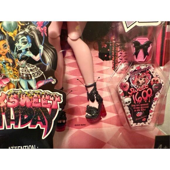 2025 Monster High Scary Sweet Birthday Fashion Doll Set of 4 In Hand NWT - Picture 13 of 14